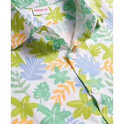 Babyhug Single Jersey Knit Half Sleeves Floral Printed Shirt & Shorts Set - Multicolour