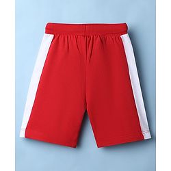 Babyhug Disney 100% Cotton Knit Half Sleeves T-Shirt & Shorts Set With Mickey Mouse Graphic - Red