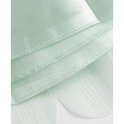 Babyhug Woven Sleeveless Party Dress with Bow Applique & Cotton Lining - Mint