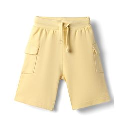 Babyhug Disney 100% Cotton Knit Half Sleeves T-Shirt & Shorts Set With Winnie The Pooh Graphics - Yellow