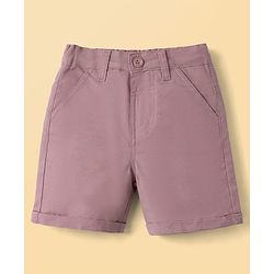 Babyhug Cotton Woven Half Sleeves Shirt & Shorts With Jacket - Multicolor
