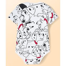 Babyhug Disney Interlock Knit Half Sleeves Onesies With 101 Dalmatian Graphic Pack of 3 - Multicolor