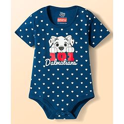 Babyhug Disney Interlock Knit Half Sleeves Onesies With 101 Dalmatian Graphic Pack of 3 - Multicolor