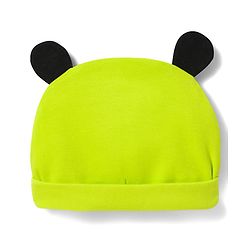 Babyhug Disney Raglan Half Sleeves Romper & Cap With Mickey Mouse Graphics - Green