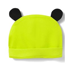 Babyhug Disney Raglan Half Sleeves Romper & Cap With Mickey Mouse Graphics - Green