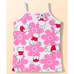 Babyhug Disney Interlock Knit Sleeveless Slips with Winnie The Pooh Graphics Pack of 3 - Multicolor