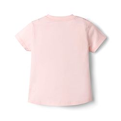 Babyhug Disney Single Jersey Knit Half Sleeves T-Shirt & Shorts Night Suit with Minnie Mouse Print - Pink