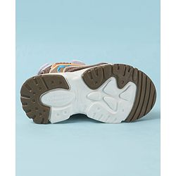 Cute Walk by Babyhug Velcro Closure Solid Sandals - Tan