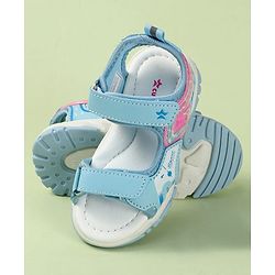 Cute Walk by Babyhug Printed Sandals - Pink