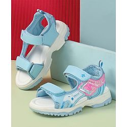Cute Walk by Babyhug Printed Sandals - Pink
