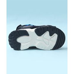 Cute Walk by Babyhug Velcro Closure Sandal With Applique - Navy Blue