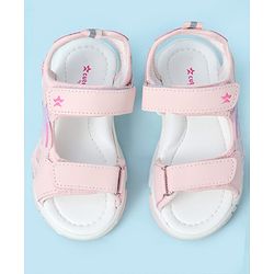 Cute Walk by Babyhug Velcro Closure Sandal With Applique - Pink