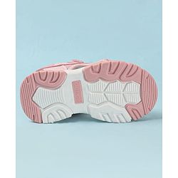 Cute Walk by Babyhug Velcro Closure Printed Sandals - Pink