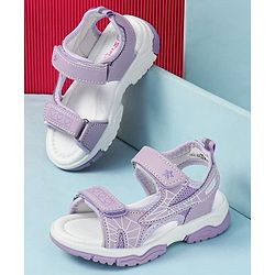 Cute Walk by Babyhug Velcro Closure Printed Sandals - Pink