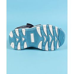 Cute Walk by Babyhug Velcro Closure Solid Sandals - Black