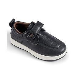 Cute Walk by Babyhug Velcro Closure Solid Loafers - Black