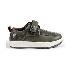Cute Walk by Babyhug Velcro Closure Solid Loafers - Black