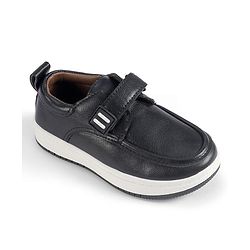 Cute Walk by Babyhug Velcro Closure Solid Loafers - Black