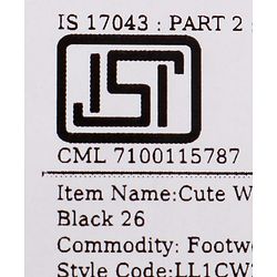 Cute Walk by Babyhug Velcro Closure Solid Loafers - Black