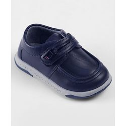 Cute Walk by Babyhug Velcro Closure Solid Shoes - Black
