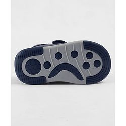 Cute Walk by Babyhug Velcro Closure Solid Shoes - Black