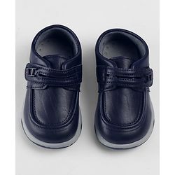 Cute Walk by Babyhug Velcro Closure Solid Shoes - Black