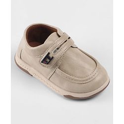 Cute Walk by Babyhug Velcro Closure Solid Shoes - Black