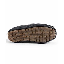 Cute Walk by Babyhug Slip On Solid Loafers - Black