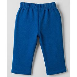 Babyhug Cotton Knit Full Sleeves Solid T-Shirt & Pyjama Night Suit - Navy blue