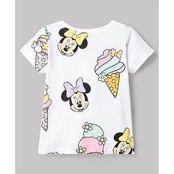 Babyhug Disney Single Jersey Knit Half Sleeves T-Shirts With Minnie & Friends Graphics Pack of 2 - Multicolor