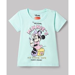 Babyhug Disney Single Jersey Knit Half Sleeves T-Shirts With Minnie & Friends Graphics Pack of 2 - Multicolor