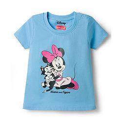 Babyhug Disney Cotton Knit Half Sleeves T-Shirts with Minnie & Friends Graphic Pack of 3 - Multicolor