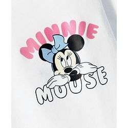 Babyhug Disney Single Jersey Knit Half Sleeves T-Shirt & Shorts Set With Minnie Mouse Graphics - Multicolor