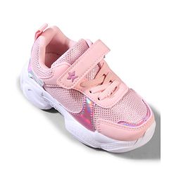 Cute Walk by Babyhug Velcro Closure Solid Sneaker Shoes - Pink