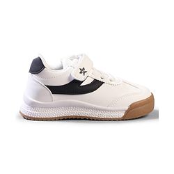 Cute Walk by Babyhug Velcro Closure Solid Sneaker Shoes - White