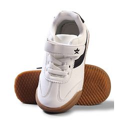 Cute Walk by Babyhug Velcro Closure Solid Sneaker Shoes - White