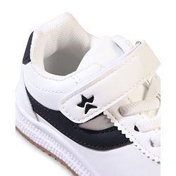 Cute Walk by Babyhug Velcro Closure Solid Sneaker Shoes - White