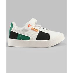 Cute Walk by Babyhug Velcro Closure Solid Sneaker Shoes - White