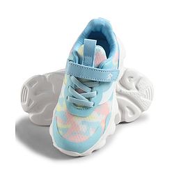 Cute Walk by Babyhug Velcro Closure Printed Sneaker Shoes - Blue