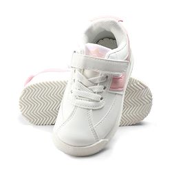 Cute Walk by Babyhug Velcro Closure Solid Sneaker Shoes - White