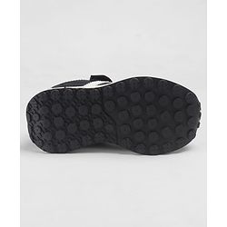 Cute Walk by Babyhug Velcro Closure Solid Sneaker Shoes - Black