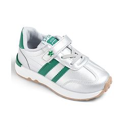 Cute Walk by Babyhug Velcro Closure Solid Sneaker Shoes - Black