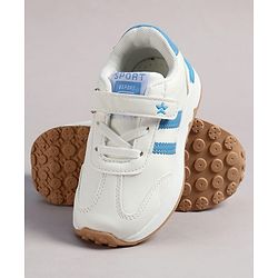 Cute Walk by Babyhug Velcro Closure Solid Sneaker Shoes - Black