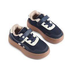 Cute Walk by Babyhug Velcro Closure Solid Sneaker Shoes - Navy Blue