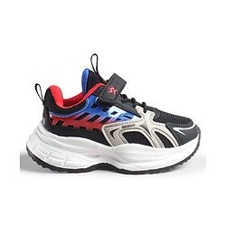 Cute Walk by Babyhug Velcro Closure Solid Sneaker Shoes - Black