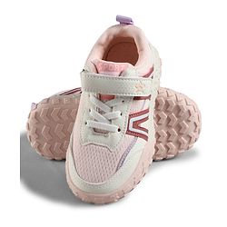 Cute Walk by Babyhug Velcro Closure Solid Sneaker Shoes - Pink
