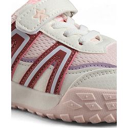 Cute Walk by Babyhug Velcro Closure Solid Sneaker Shoes - Pink