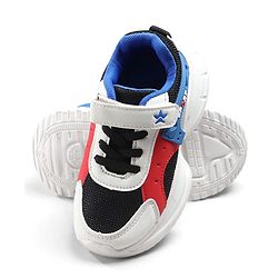 Cute Walk by Babyhug Velcro Closure Glitter Printed Sneaker Shoes - Black