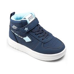 Cute Walk by Babyhug Velcro Closure Solid Sneaker Shoes - Navy Blue