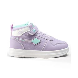 Cute Walk by Babyhug Velcro Closure Solid Sneaker Shoes - Navy Blue